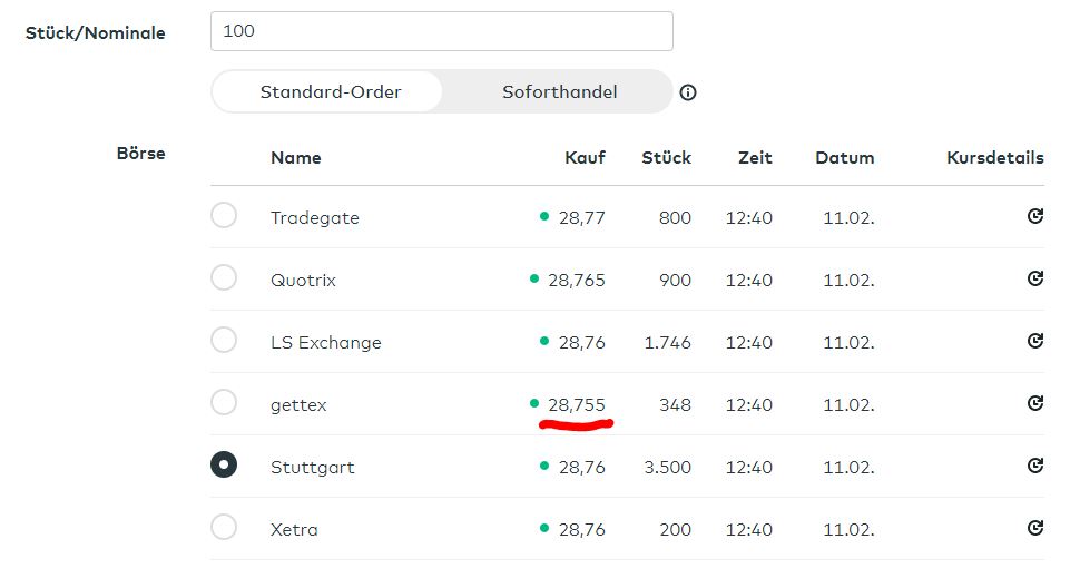 Ordergebühren-Vergleich der Handelsplattformen über Comdirect Ordergebühren-Vergleich der Handelsplattformen über Comdirect - Trendbetter.de - Aktien & Börse