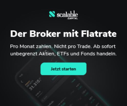 Scalable Capital Flatrate Online-Broker