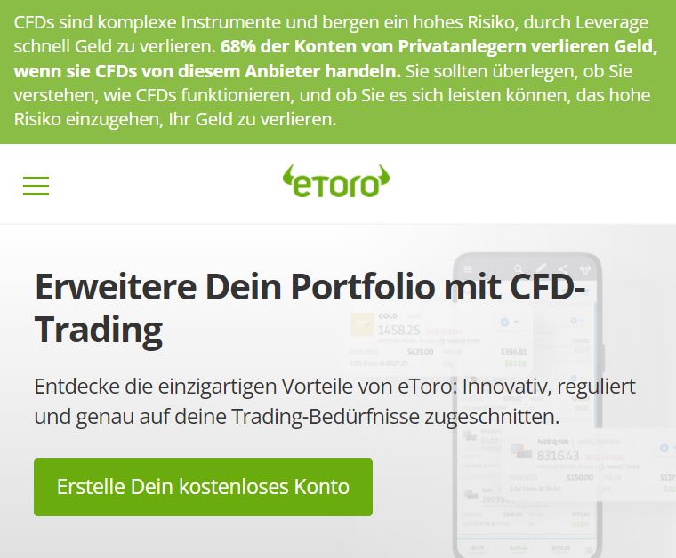 eToro vs Trade Republic - Der ultimative Vergleich 2022 Etoro CFD-Trading