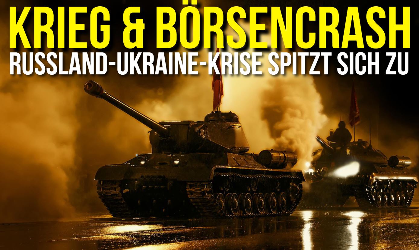 Börsencrash droht wegen Russland-Ukraine-Krise