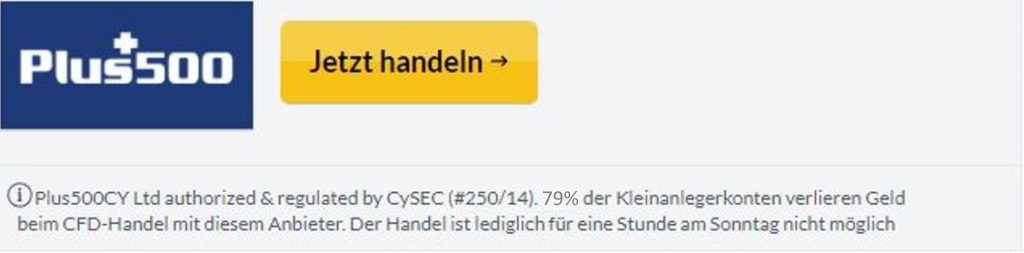 Plus500 vs. eToro Plus500 CFD Handel
