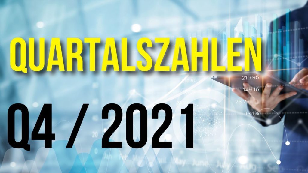 Gewinner & Verlierer der Quartalszahlen Q4/2021 Quartalszahlen Q4 2021 / Januar 2022