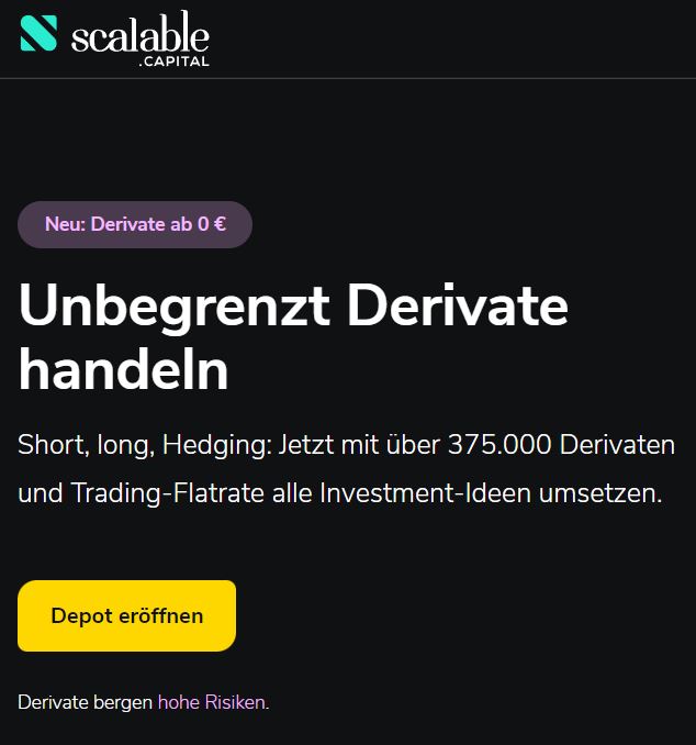 Scalable Capital Derivate wie Knock-Out-Zertifikate handeln