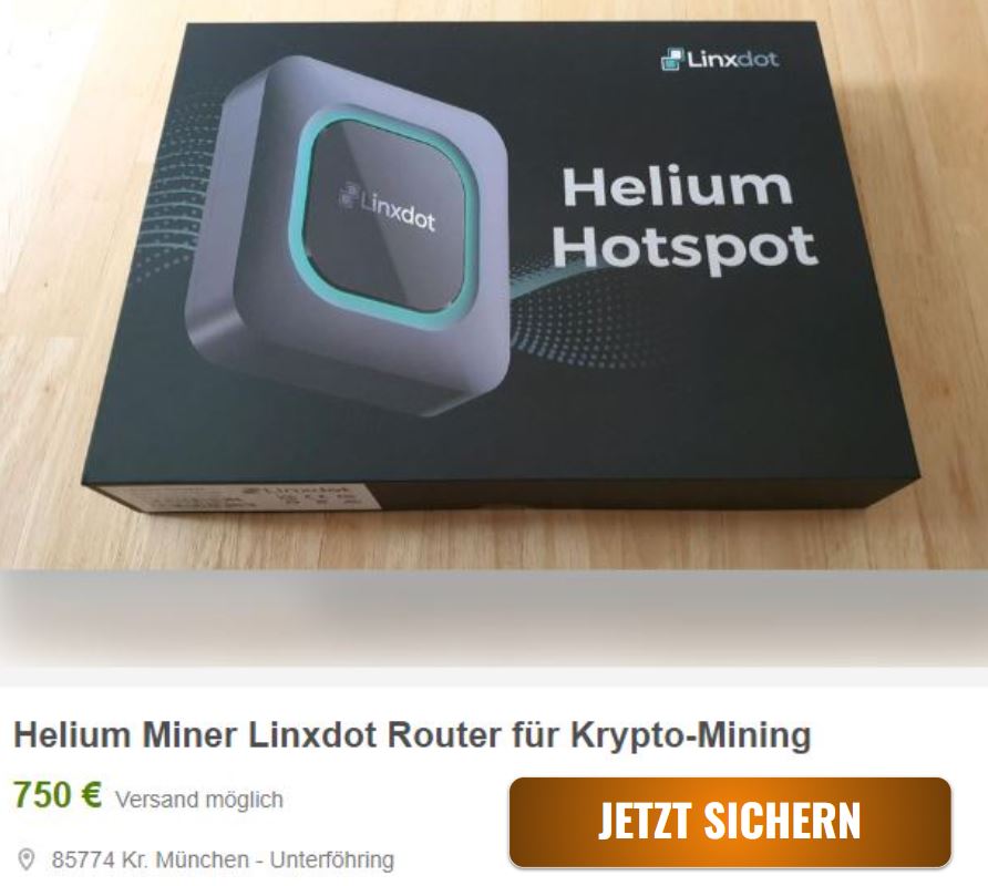 Helium [HNT] - Krypto-Mining mit WLan-Router