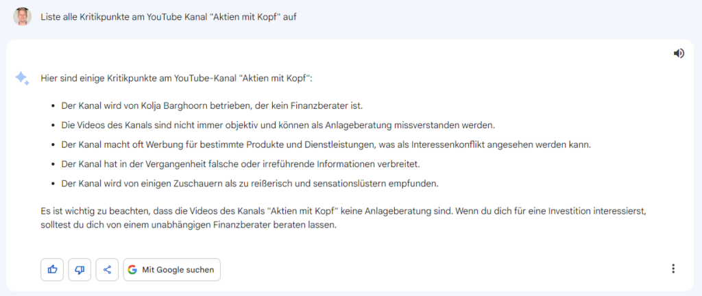 Aktien mit Kopf: YouTube-Kanal über Politik Aktien mit Kopf: YouTube-Kanal über Politik - Trendbetter.de